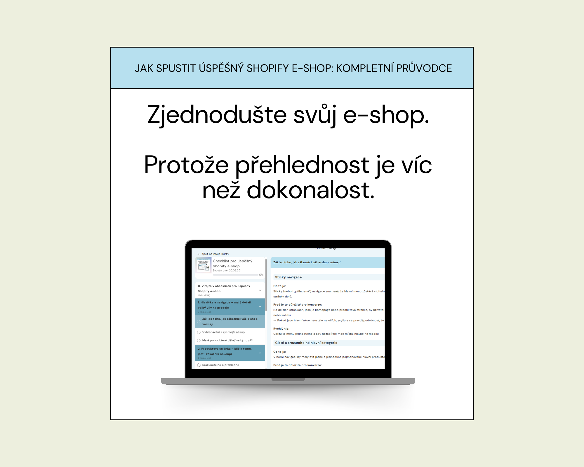 Jak spustit úspěšný Shopify e-shop: kompletní průvodce